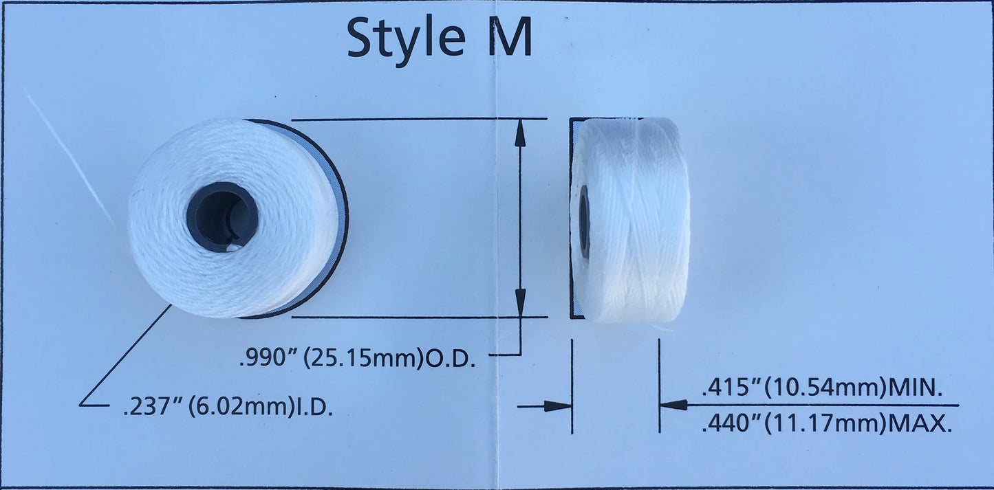 M-Style Pre-Wound Bobbins - Size #69